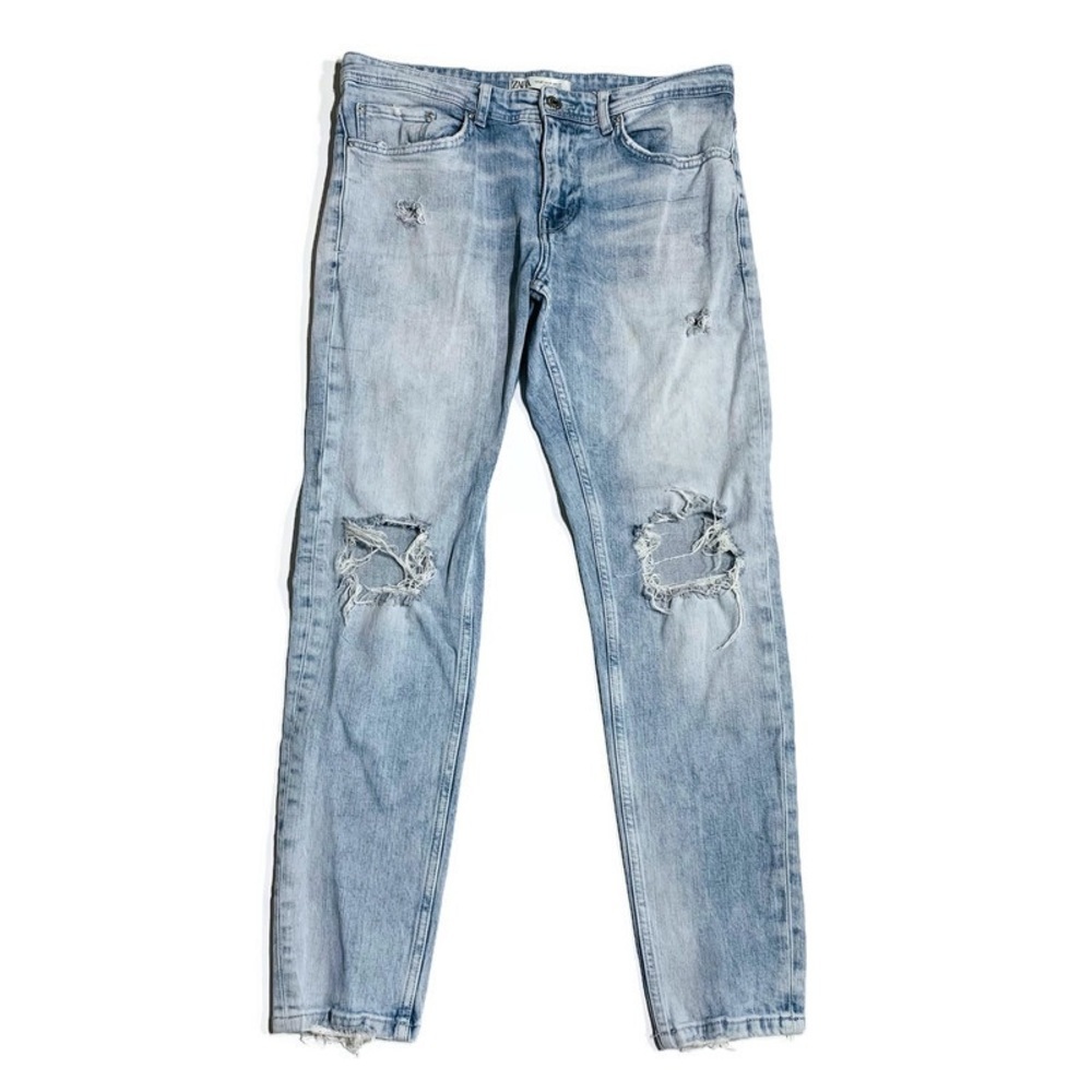 ZARA mens W31 distressed jeans
